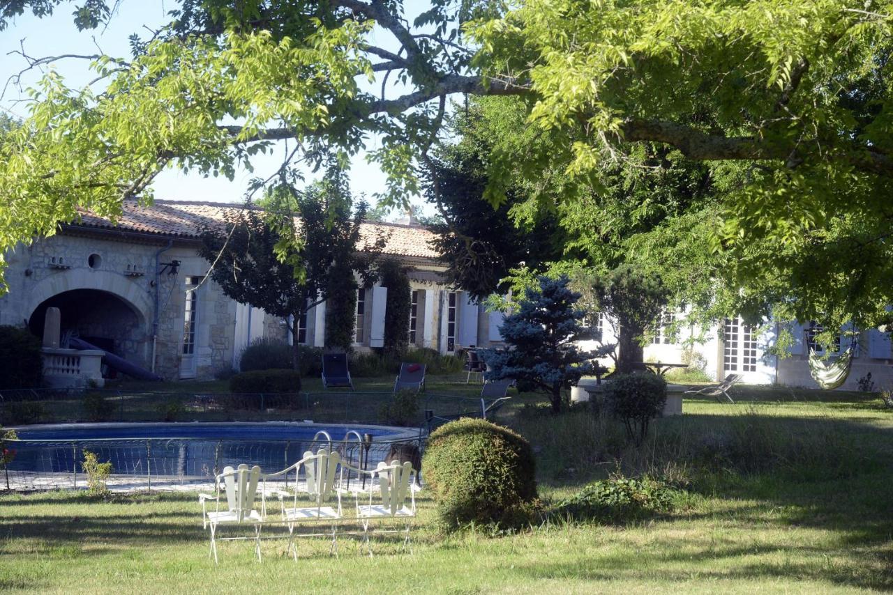 Chateau Rosemont - Grande Maison Familiale Campagne Dans Le Medoc Avec Piscine Et Tennis A 15 Mn Bordeaux Labarde Dış mekan fotoğraf